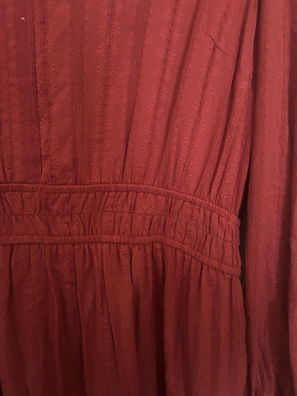 BTFBM Boho Tiered Maxi Dress in Rust - Picture 3 of 5